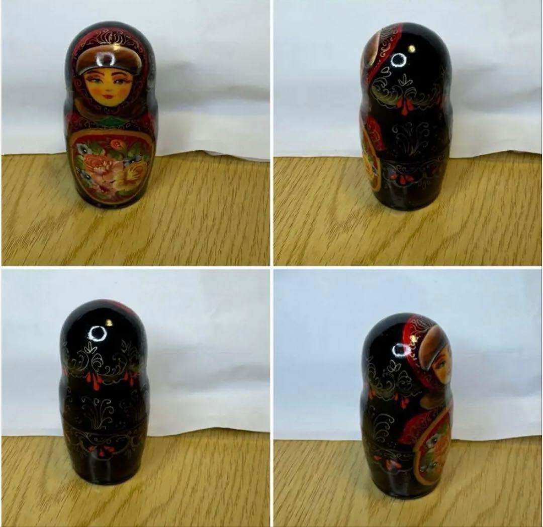 月末セール‼️ロシア　ヴィンテージ アーティスト作品、マトリョーシカ　5組。現状