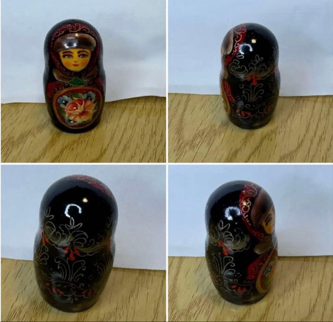 月末セール‼️ロシア　ヴィンテージ アーティスト作品、マトリョーシカ　5組。現状