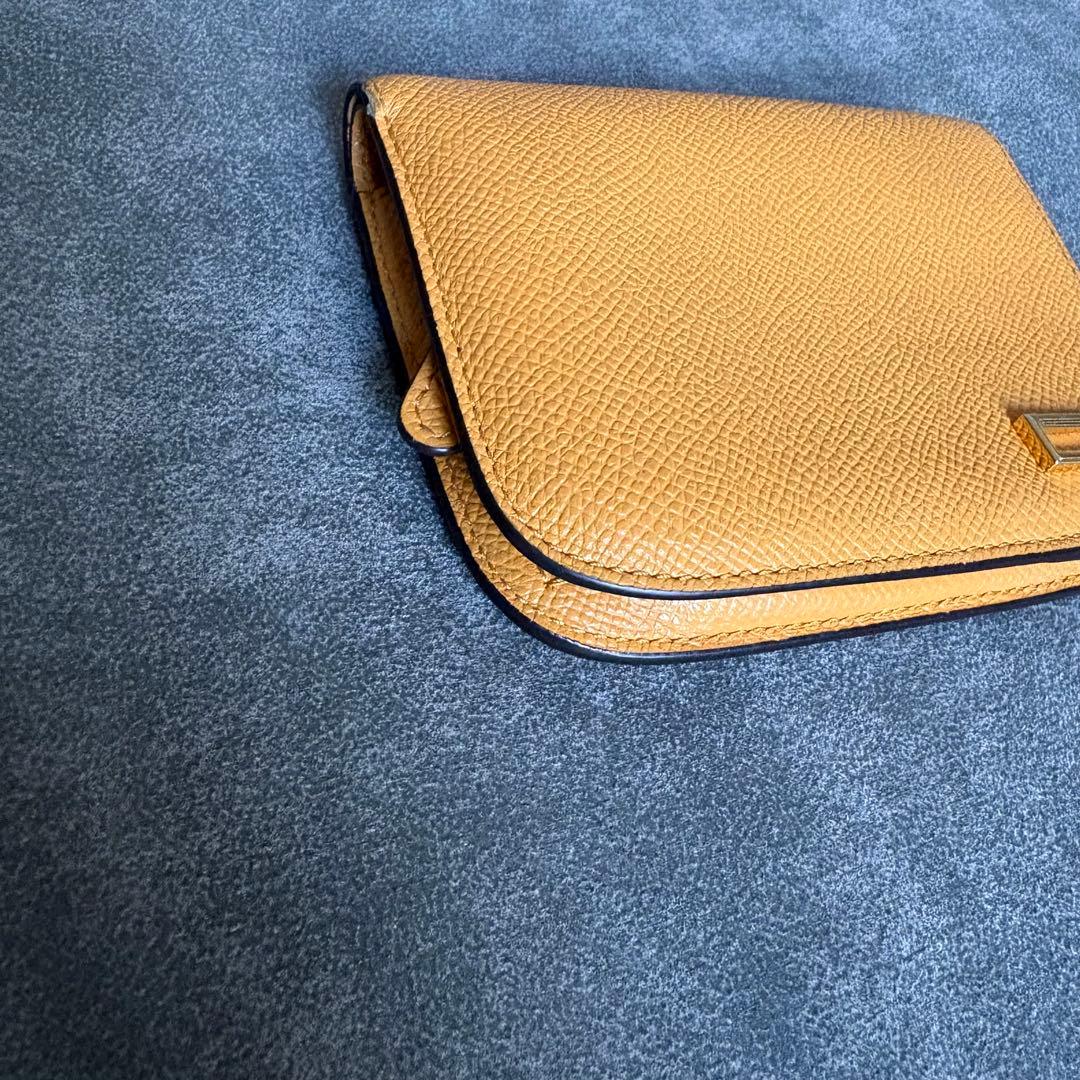 DELVAUX デルヴォー アルピナ カーフ コンパクト ウォレット