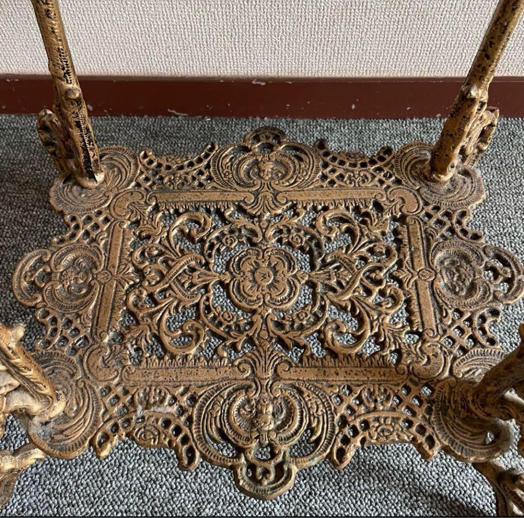 フランスアンティーク 真鍮 フラワースタンド