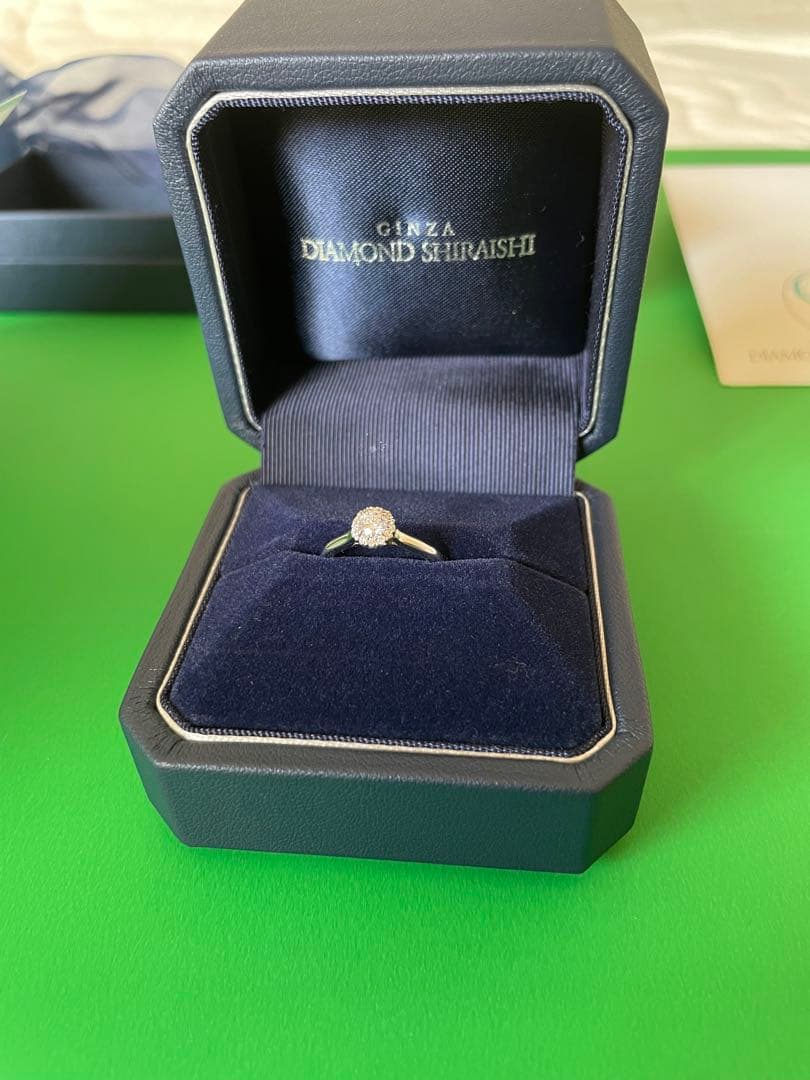 銀座ダイヤモンドシライシリング　4℃ペアリング　4点セット