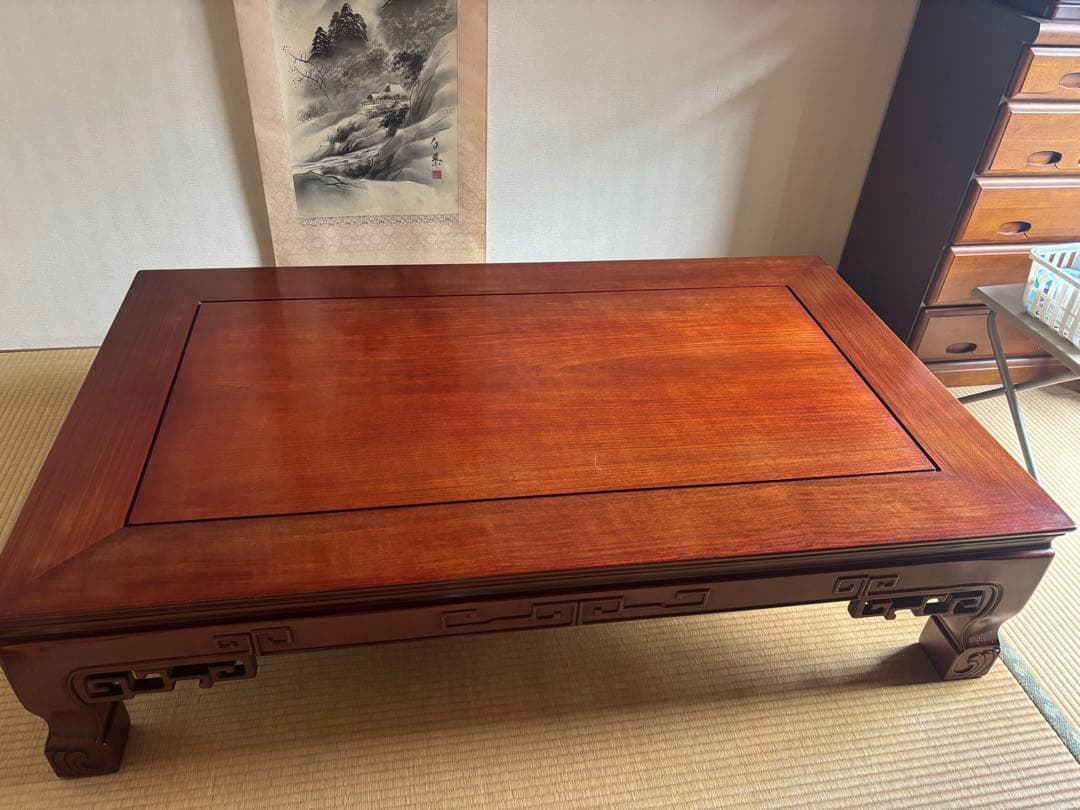 木製座卓 伝統的な日本のデザイン