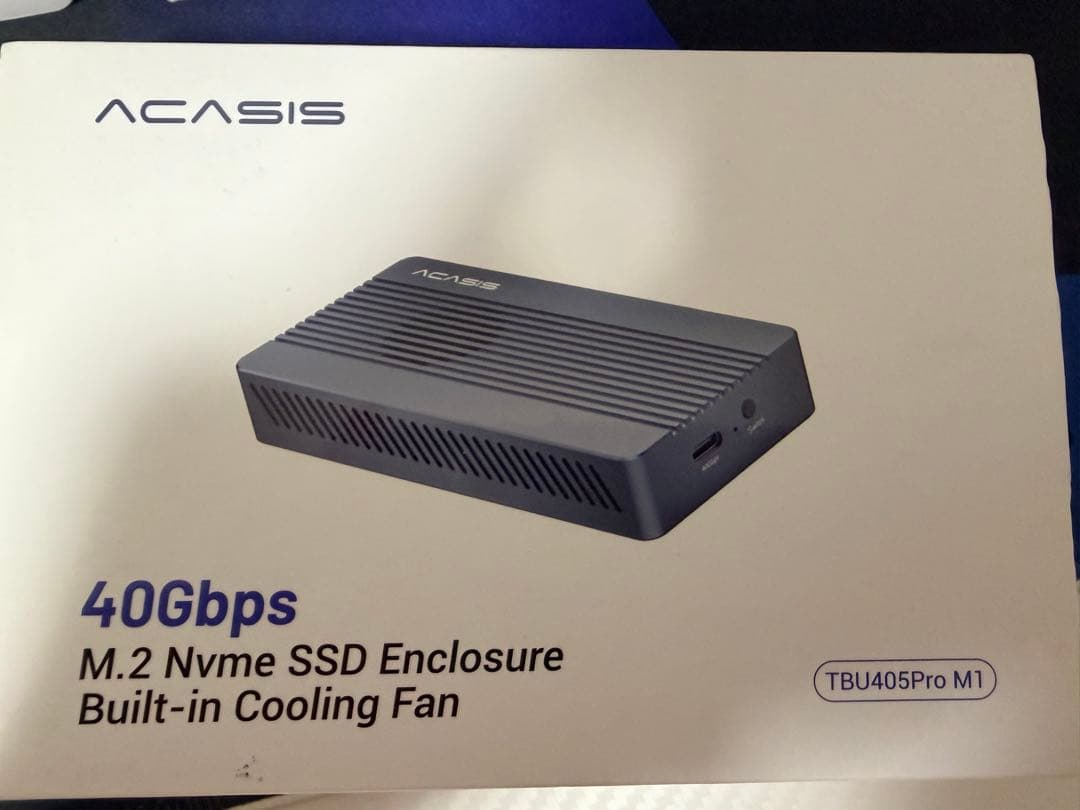 ACASIS M.2 NVMe SSD エンクロージャーTBU405Pro M1