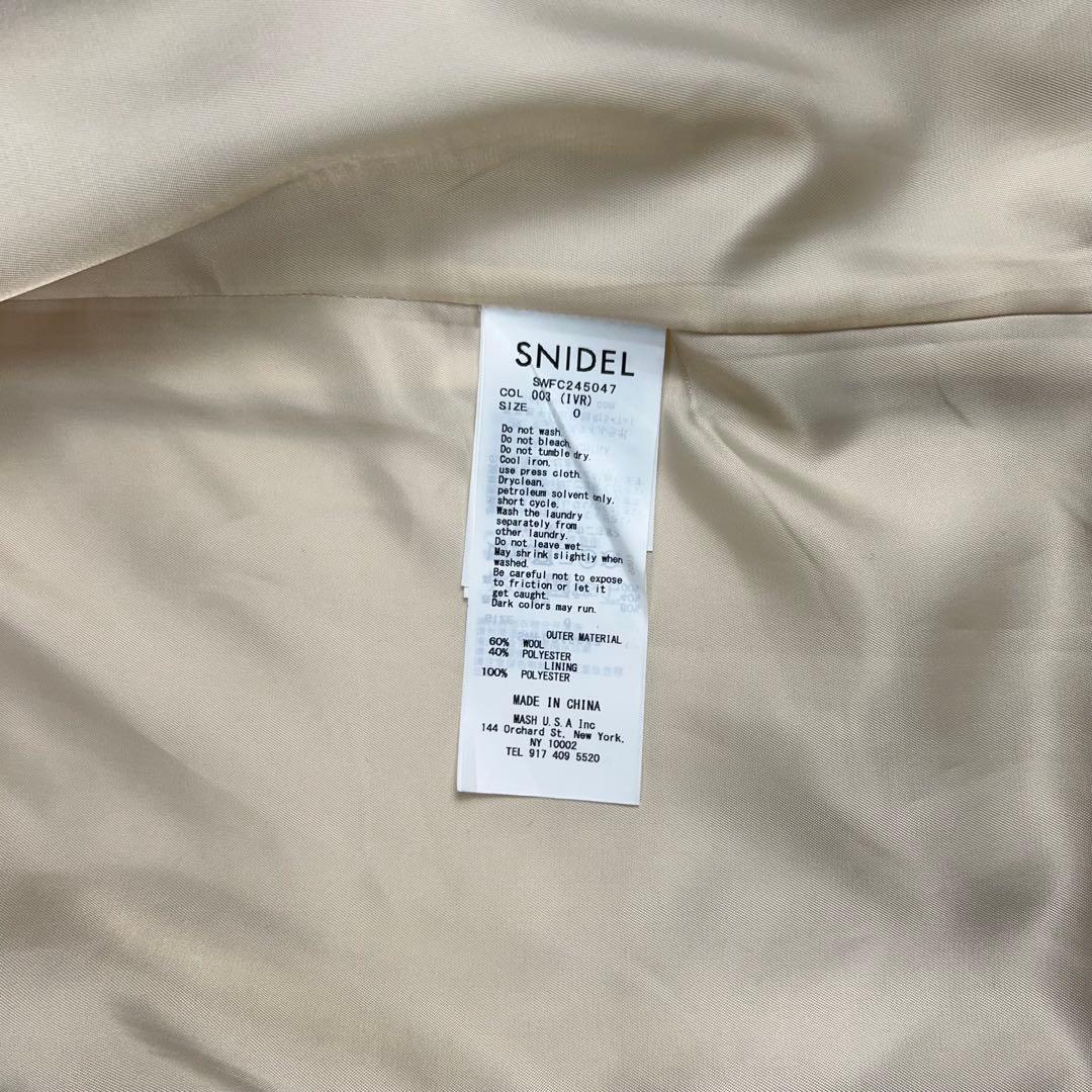 新品タグ付き♡スナイデル ベルテッドレディコート 2024AW 2種ベルトあり
