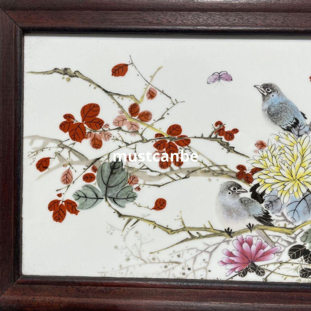 景徳鎮 陶板画 が一堂に会します 応接間 玄関 茶室 掛画 装飾品 工芸品 置物