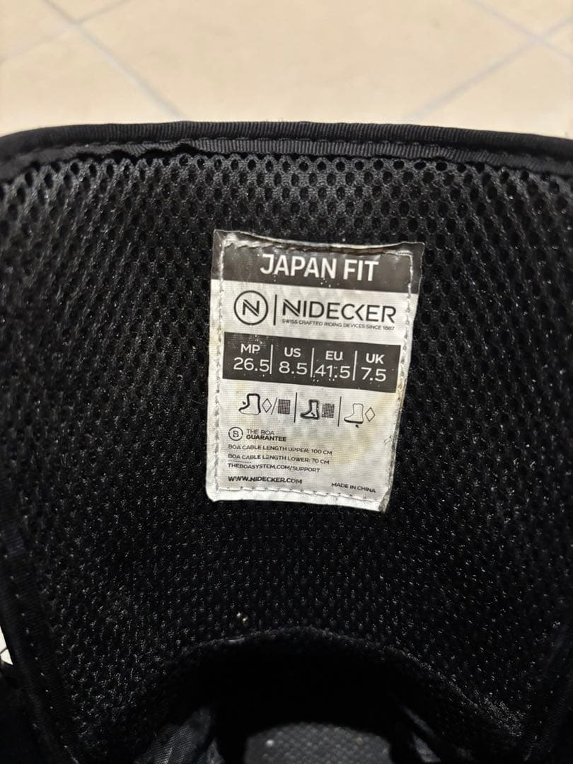 スノーボード NIDECKER TRANSIT FORCUS BOA 26.5cm