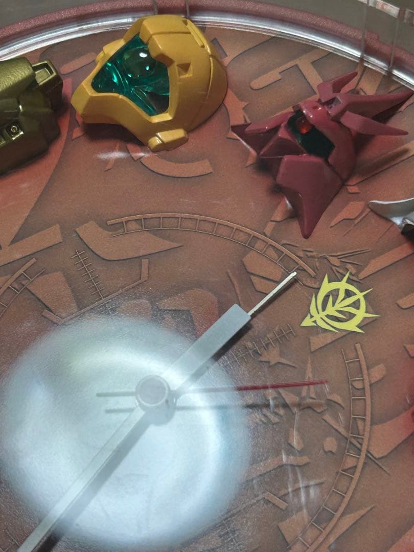 ZEON CLOCK ジオンクロック　シャア専用　ガンダム時計　レトロ　当時物