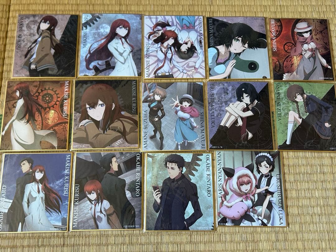 シュタインズゲート　ミニ色紙 激レア