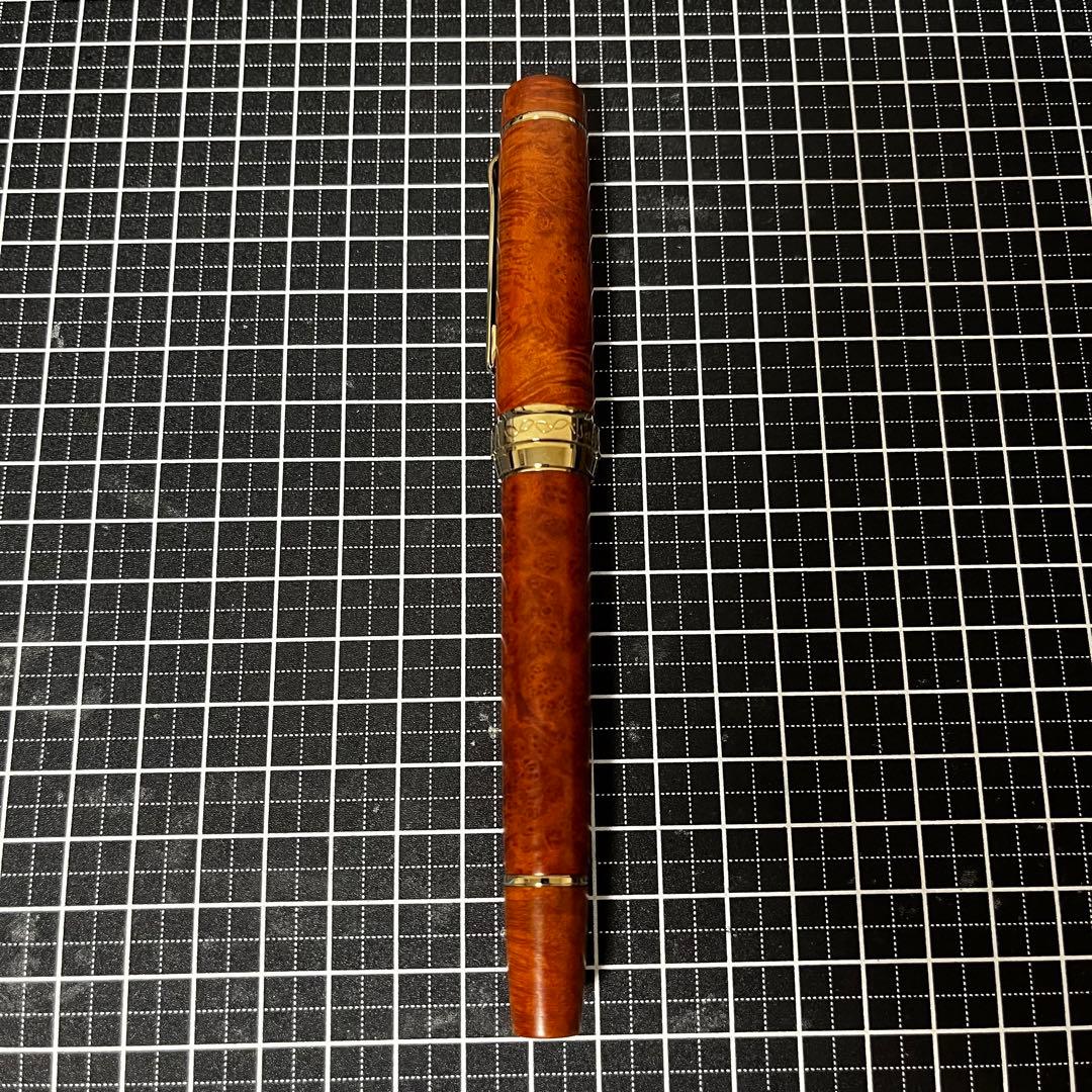 セーラー 万年筆 創業90周年記念 万年筆道楽 ブラウンブライヤー 長刀研ぎ