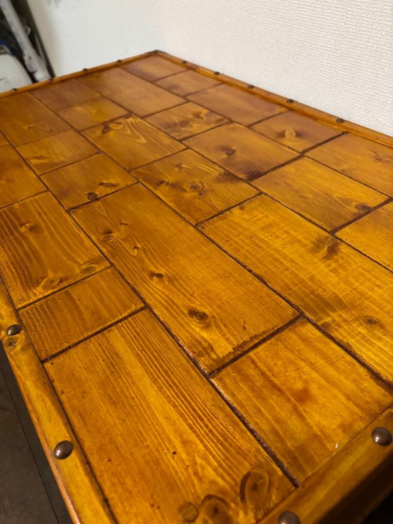 コーヒーテーブル　ハンドメイド製品 センターテーブル ディスプレイラック