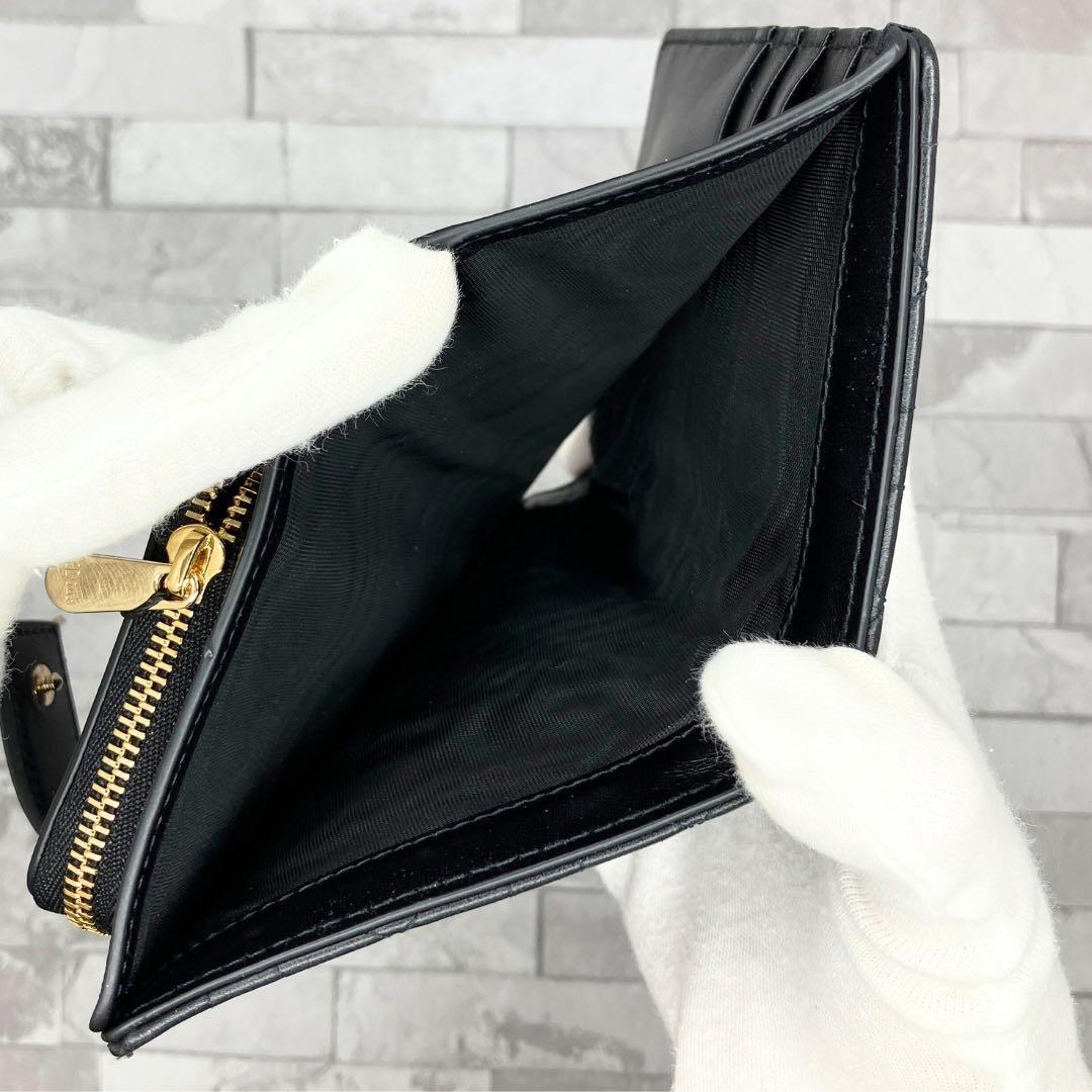 ディオール マイ ディオール ディタニー ウォレット 黒 三つ折り コンパクト