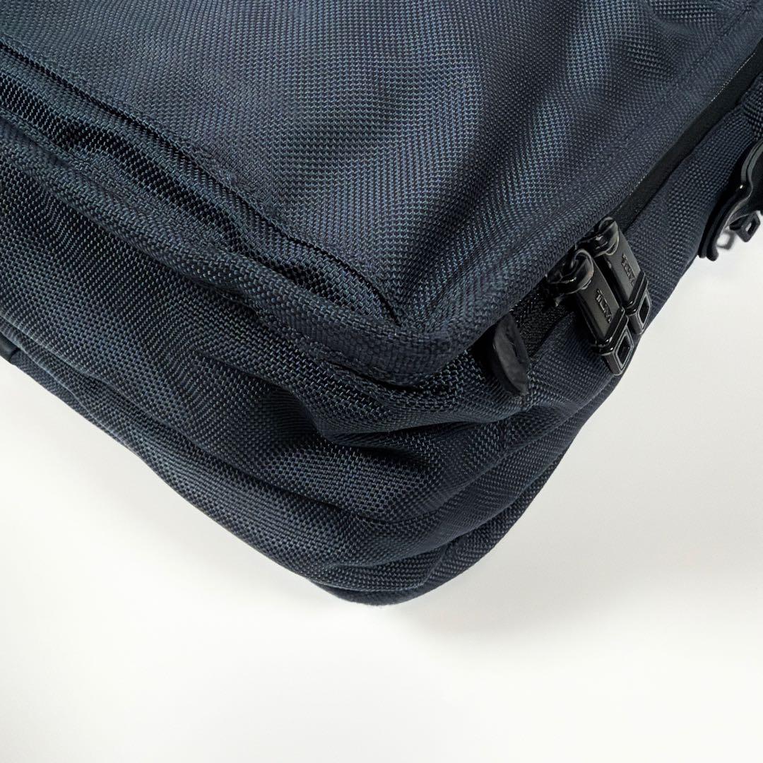 【美品】【希少】トゥミ　ビジネスバッグ　2way ソフネットコラボ　ネイビー