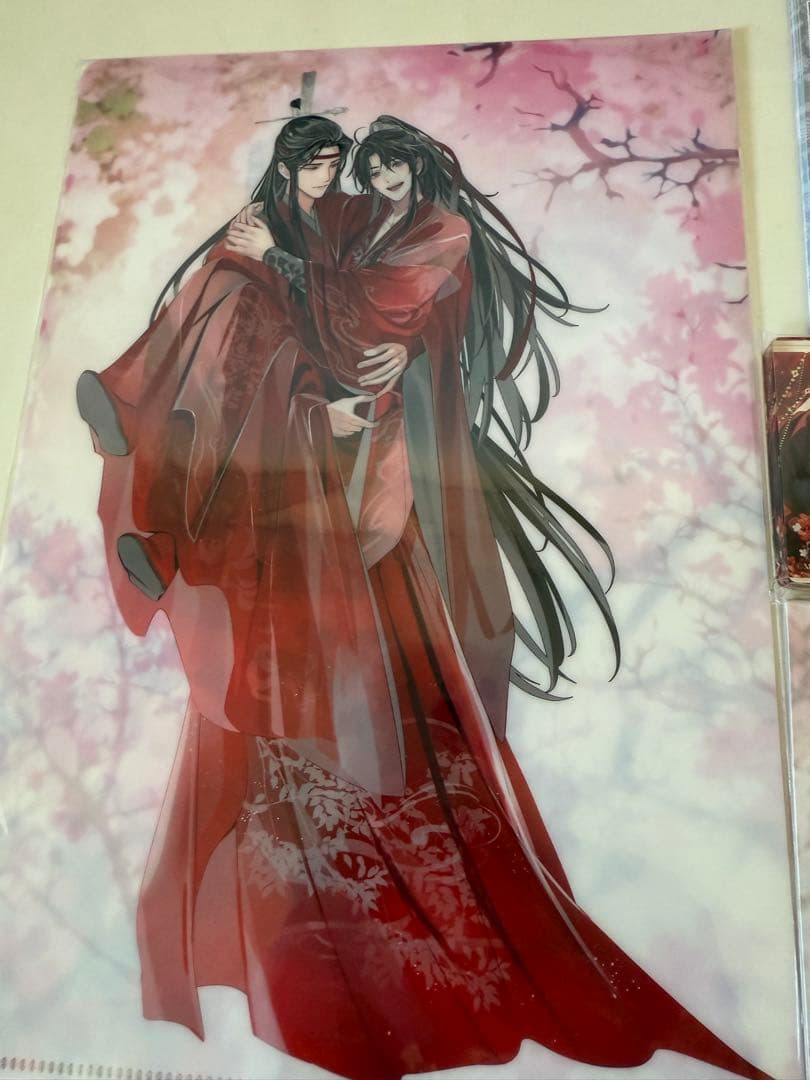 魔道祖師バッジ クリアファイルセットと缶バッジ