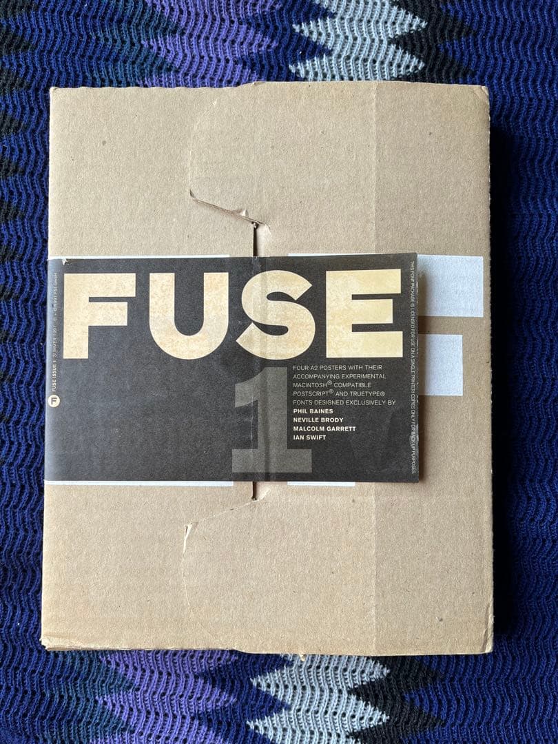 FUSE issue 1 デジタルフォントマガジン
