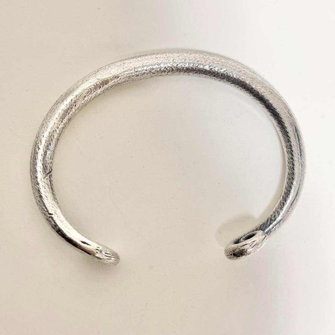 重厚　カレンシルバー　バングル　男女兼用