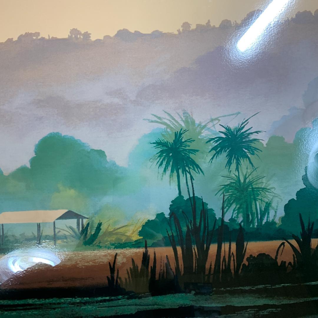 ミッシェル・バテュ　「季節風」　リトグラフ　シルクスクリーン