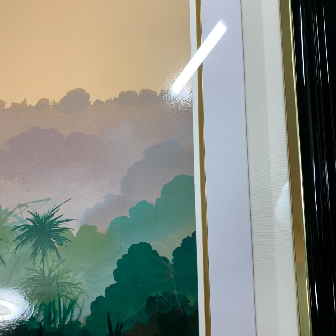 ミッシェル・バテュ　「季節風」　リトグラフ　シルクスクリーン