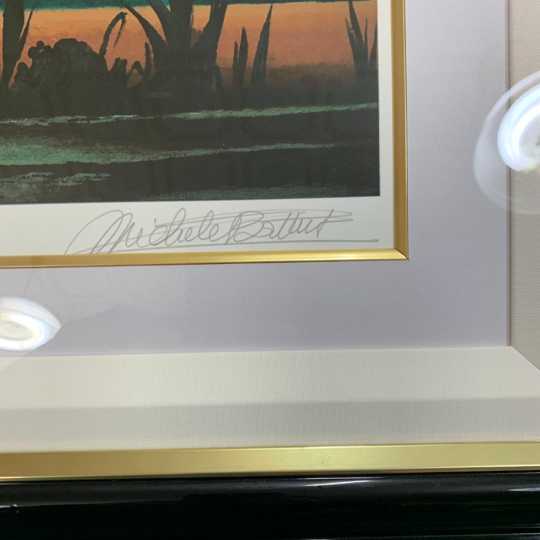 ミッシェル・バテュ　「季節風」　リトグラフ　シルクスクリーン