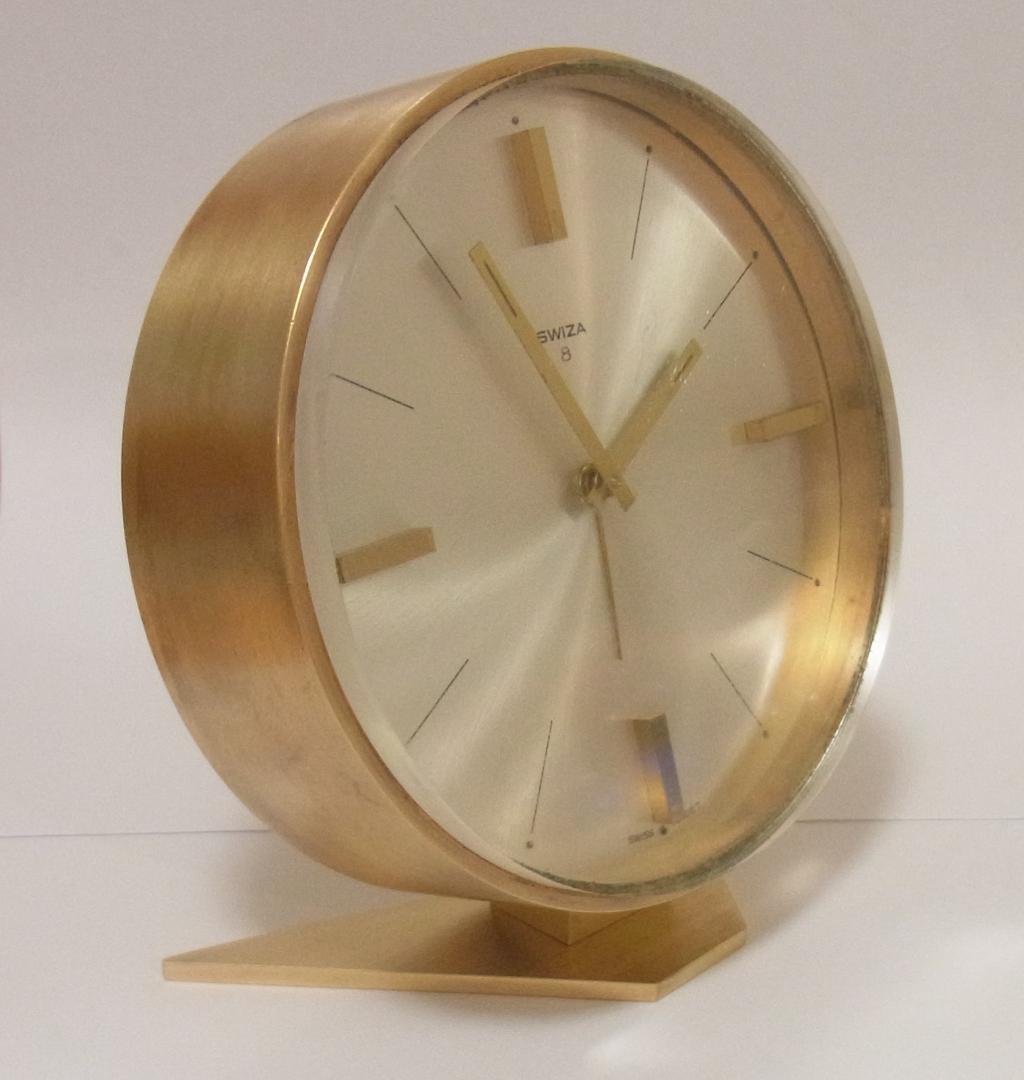 スイス製 機械式時計　置時計　SWIZA　稼動品（出品３）