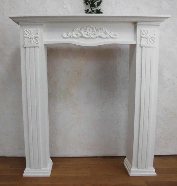 マントルピースSb型(emily)　送料込　組立タイプ