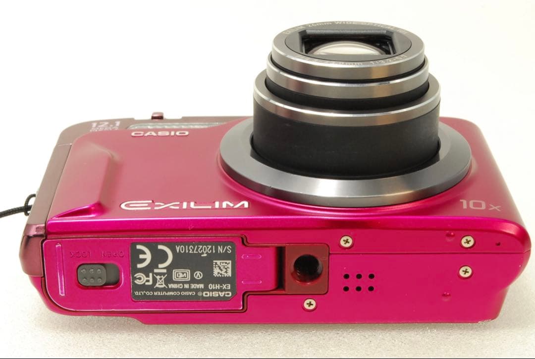 CASIO EXILIM EX-H10 ❤️スマホ転送 動作確認済 ピンク カメラ