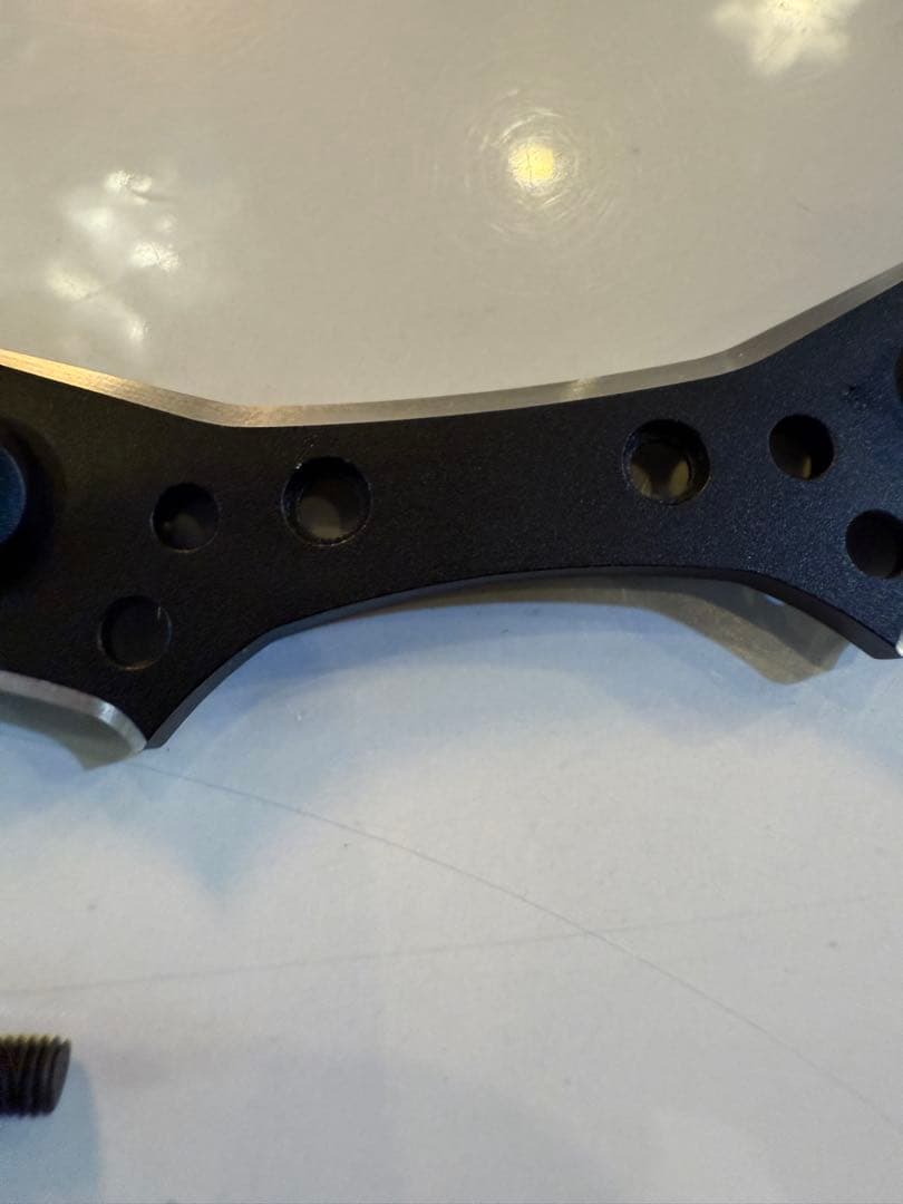 オーバードーズ アジャスタブルアルミリアショックタワー美品黒レア品