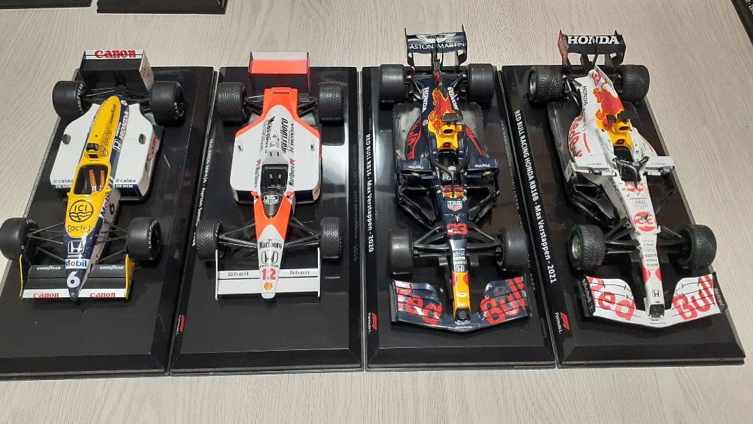 ビッグスケールF1コレクション ホンダエンジン搭載車4台セット