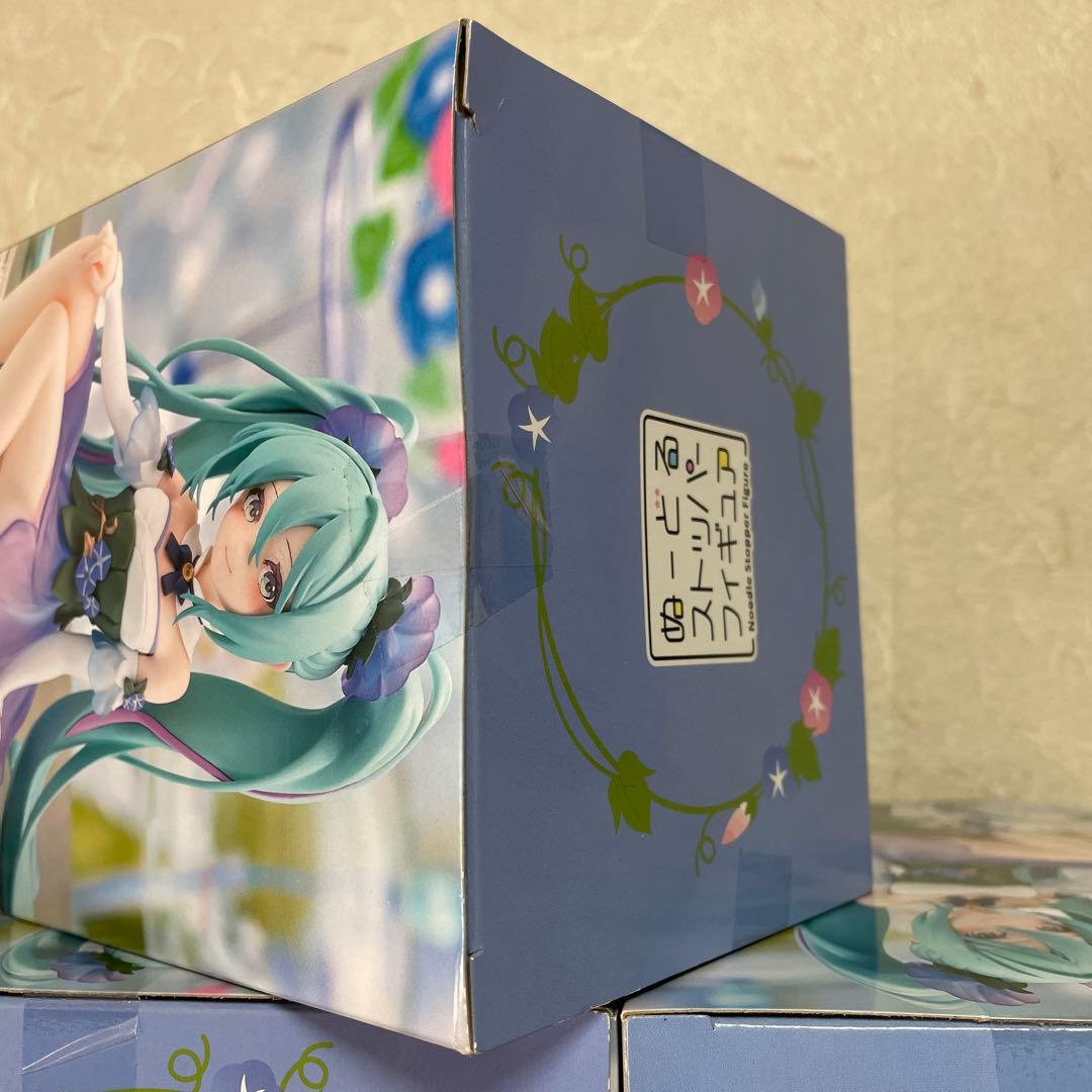 初音ミク ぬーどるストッパーフィギュア Flower fairy 朝顔 ４個