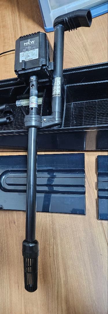 ガラス水槽 90×45×45 上部フィルターポンプセット 引き取り限定