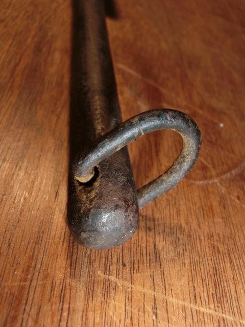 十手　兜割　武具　ハンドメイド　侍　古い　江戸　時代　骨董　コスプレ