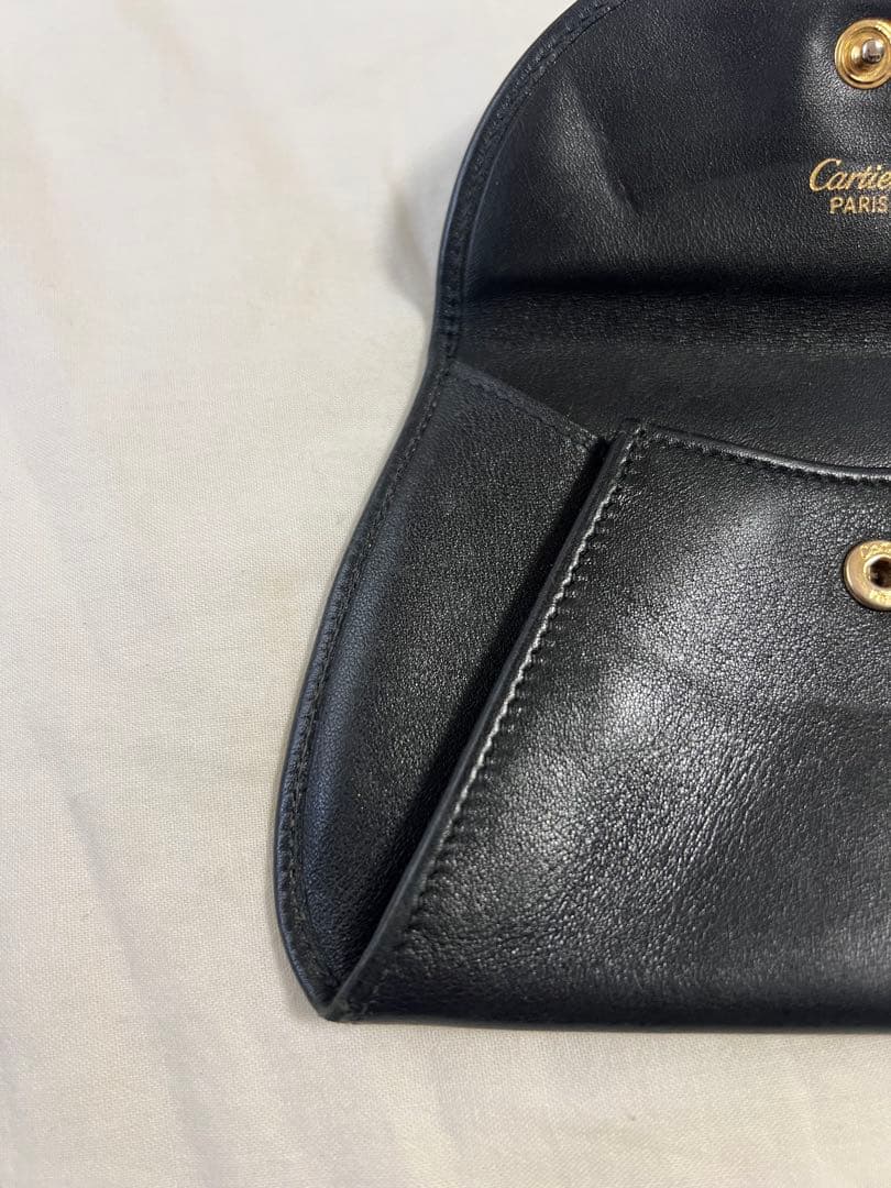 Cartier カルティエ パンテール ケース ブラック レザー 小物入れ