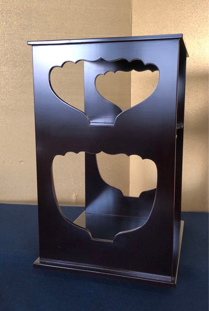 割引❗️《レ》溜塗 武野紹鴎好 水指棚 塗師 川瀬表完作 共箱　251110う5