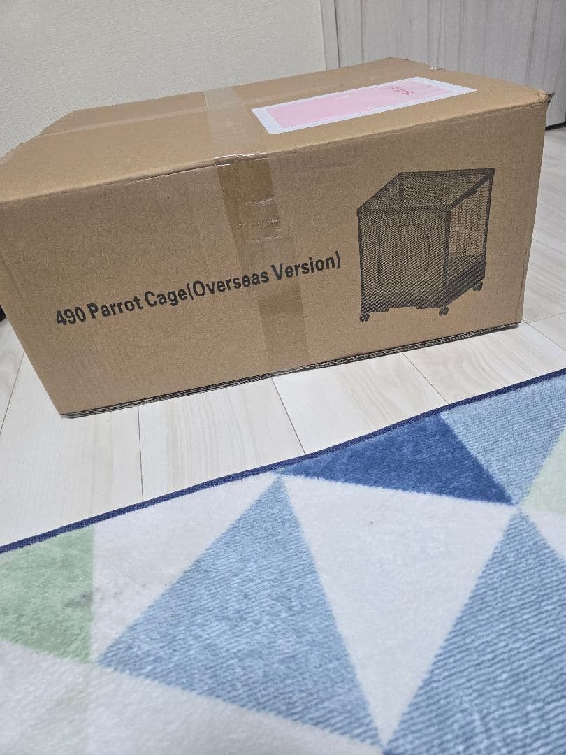 ●底値セール・新品未開封・広々 透明アクリルドア付き鳥カゴ・ダブルロック設計