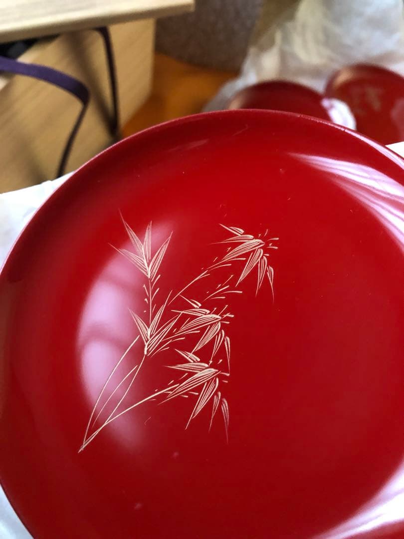 沈金　盃　五カ月　喜平作