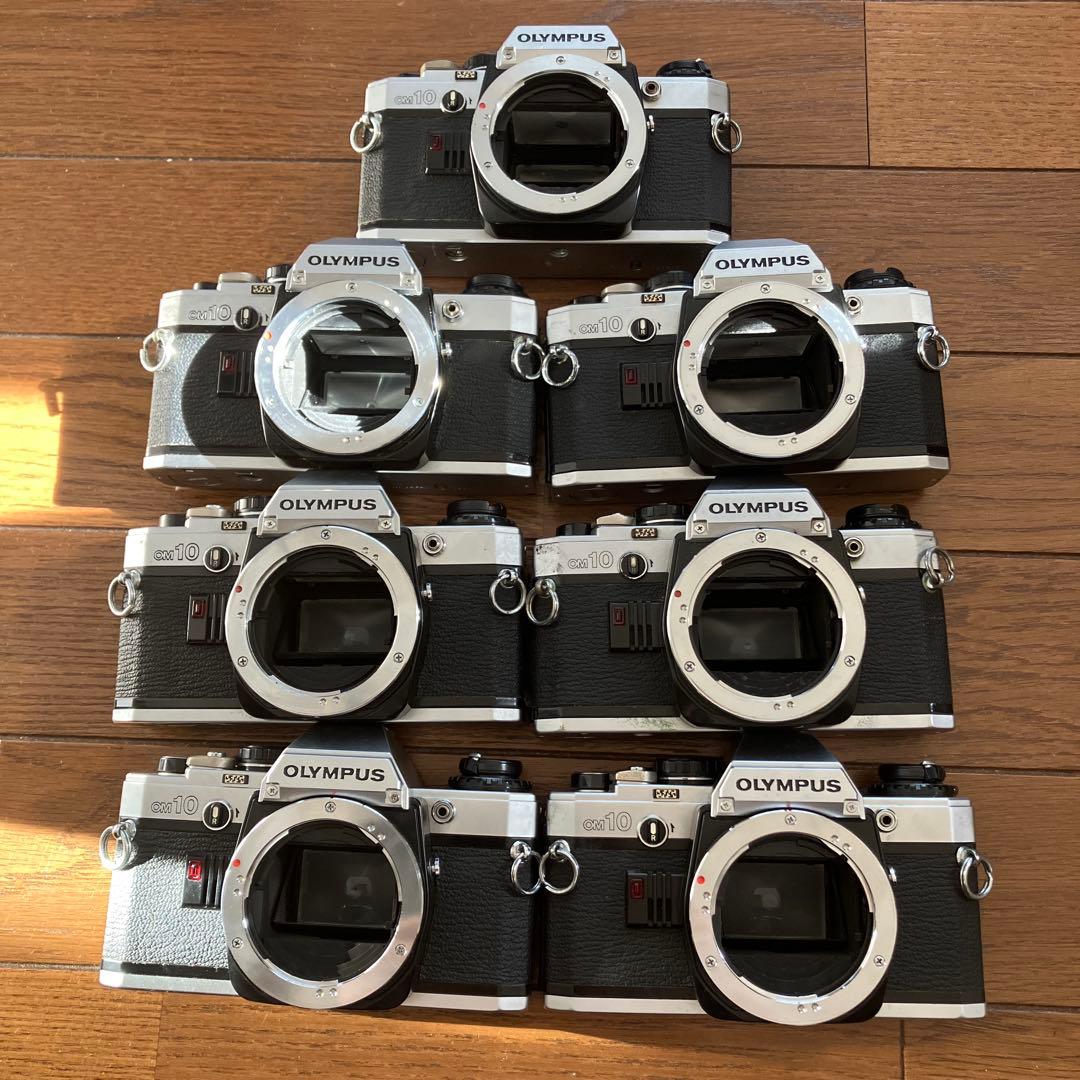 【動作品】OLYMPUS オリンパス OM-10 シルバー フィルムカメラ