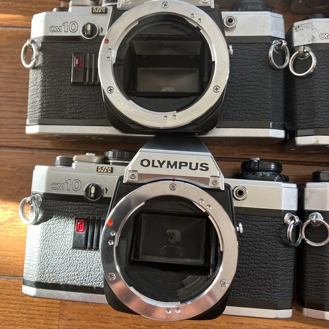 【動作品】OLYMPUS オリンパス OM-10 シルバー フィルムカメラ