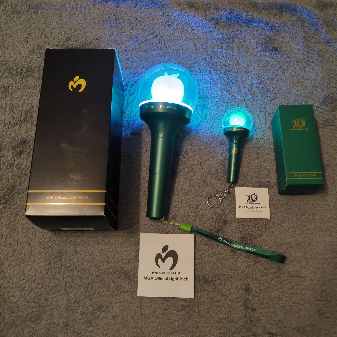 ミセスグリーンアップル公式ライトスティックとミニチュア