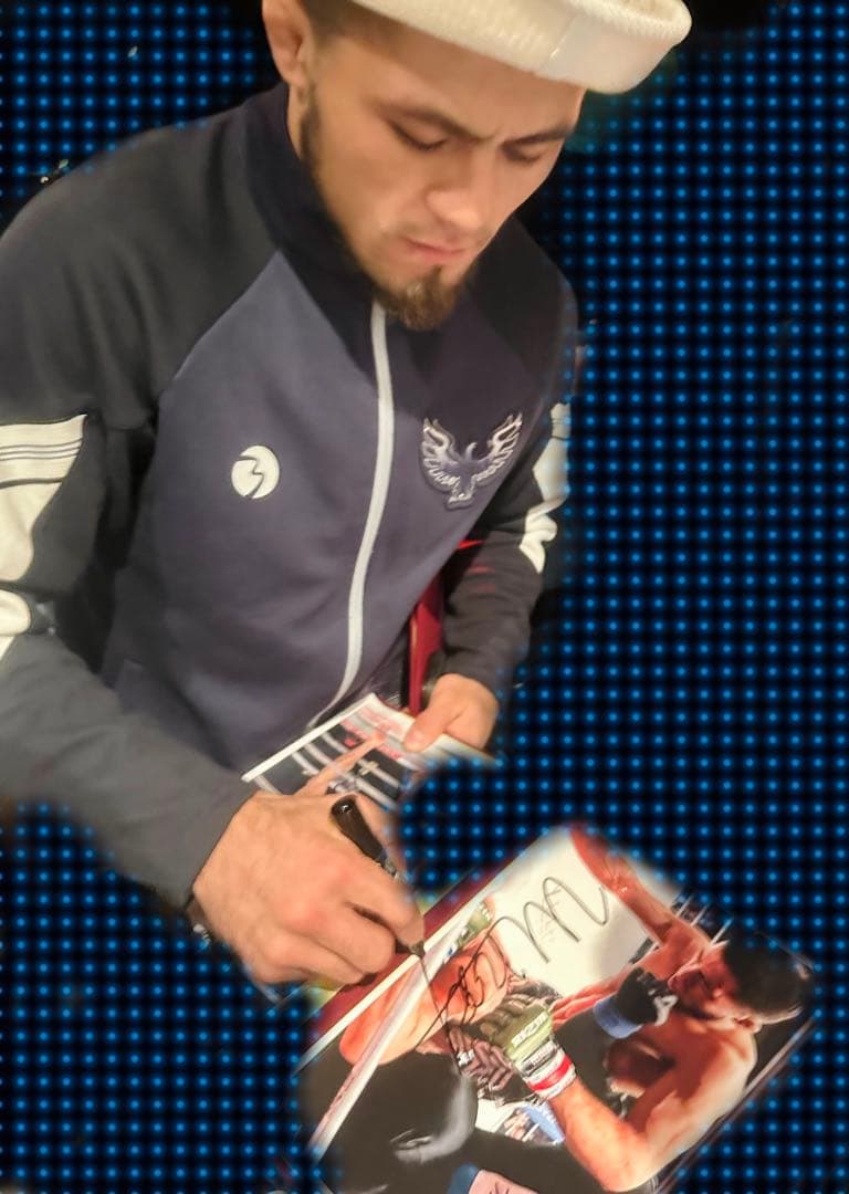 RIZIN シェイドゥラエフ 直筆サイン　師走の超強者祭り　朝倉未来