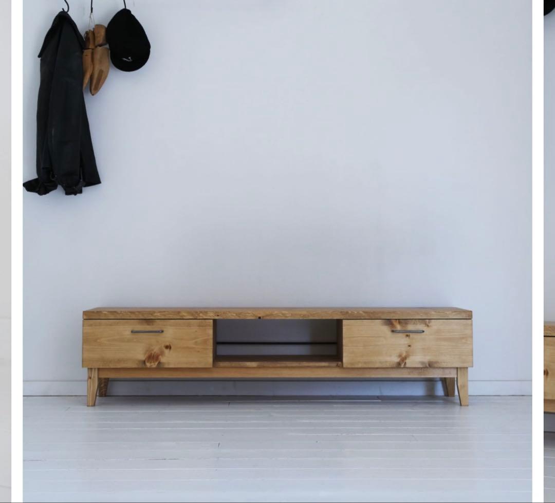 大幅値下げ中！NEALDテレビボード 150cm 無垢材 ブラウン 北欧