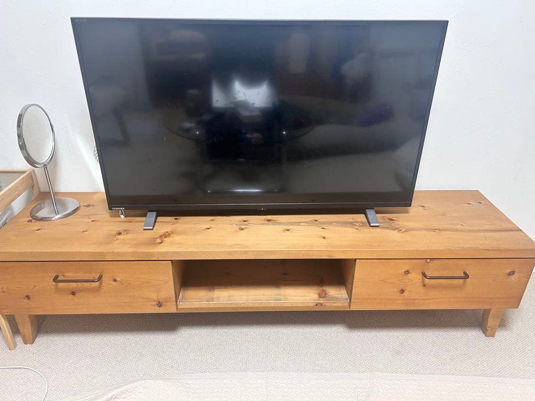 大幅値下げ中！NEALDテレビボード 150cm 無垢材 ブラウン 北欧