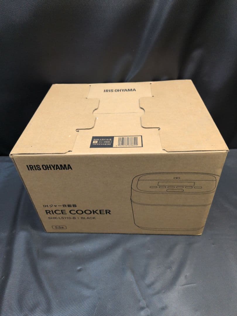 アイリスオーヤマ「SHK-LS110-B」IHジャー炊飯器 M2795