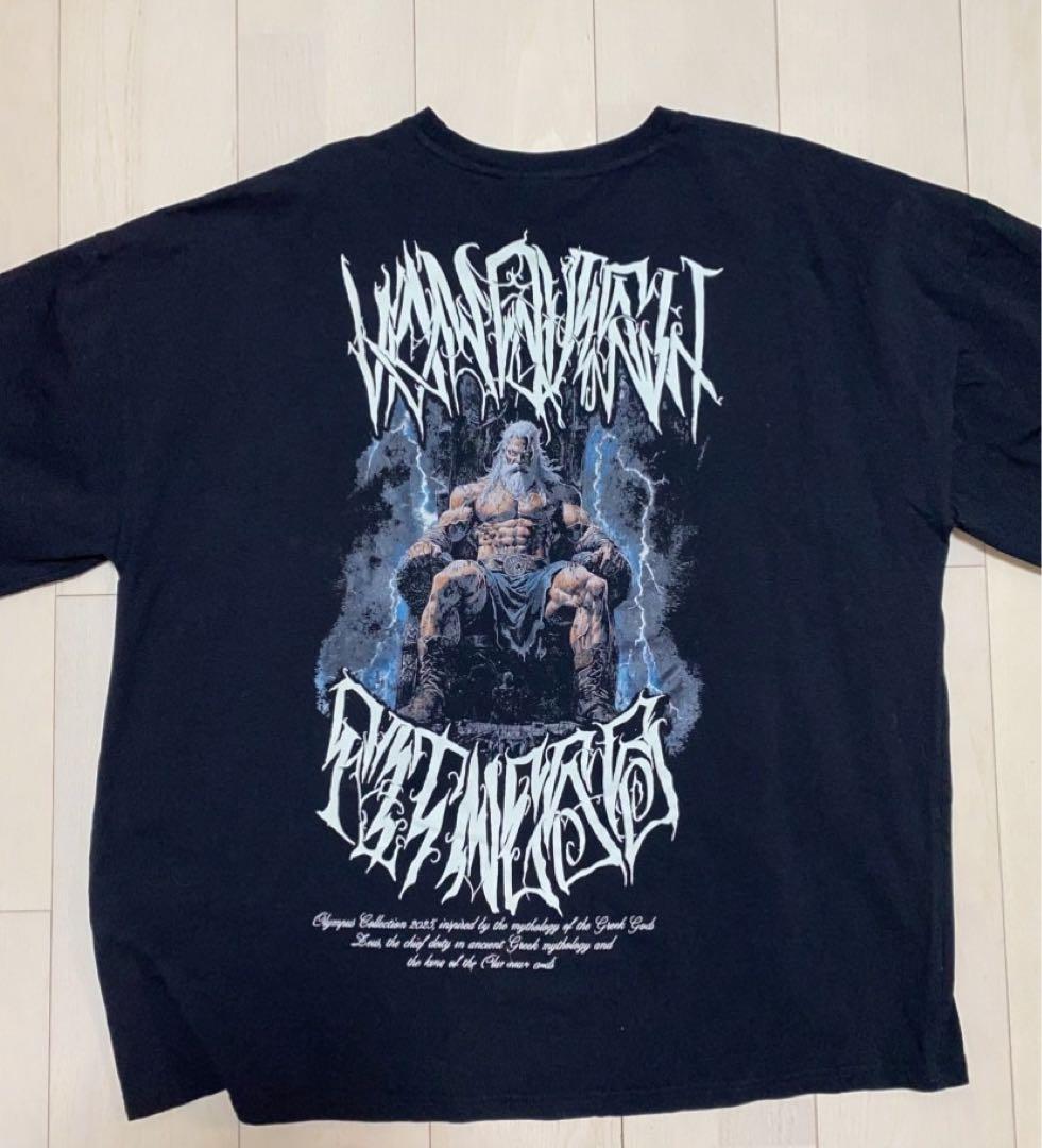 【2枚セット】Vanquish グラフィックTシャツ 黒 半袖Lサイズ