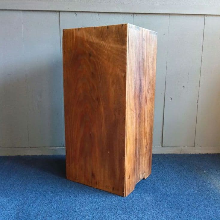 木製収納ラック 8段 ナチュラルウッド　レトロ　ヴィンテージ