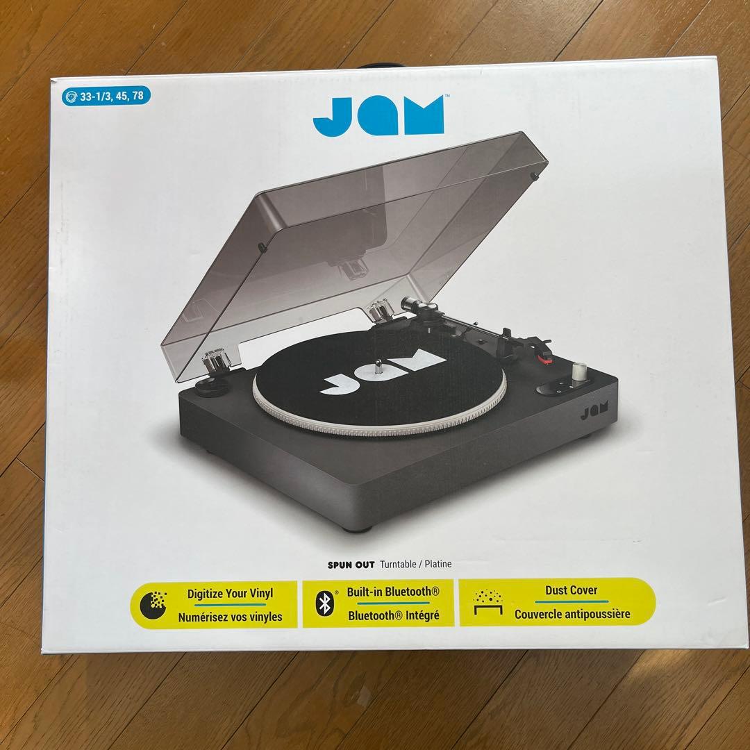JAM Audio SPUN OUT ターンテーブル Bluetooth接続