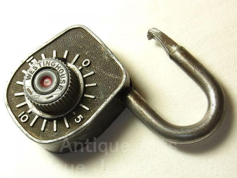 《p1057》1930年　WESTINGHOUSE・GOUGLERダイヤル南京錠