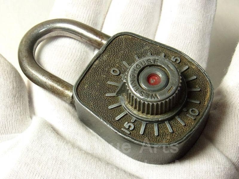 《p1057》1930年　WESTINGHOUSE・GOUGLERダイヤル南京錠
