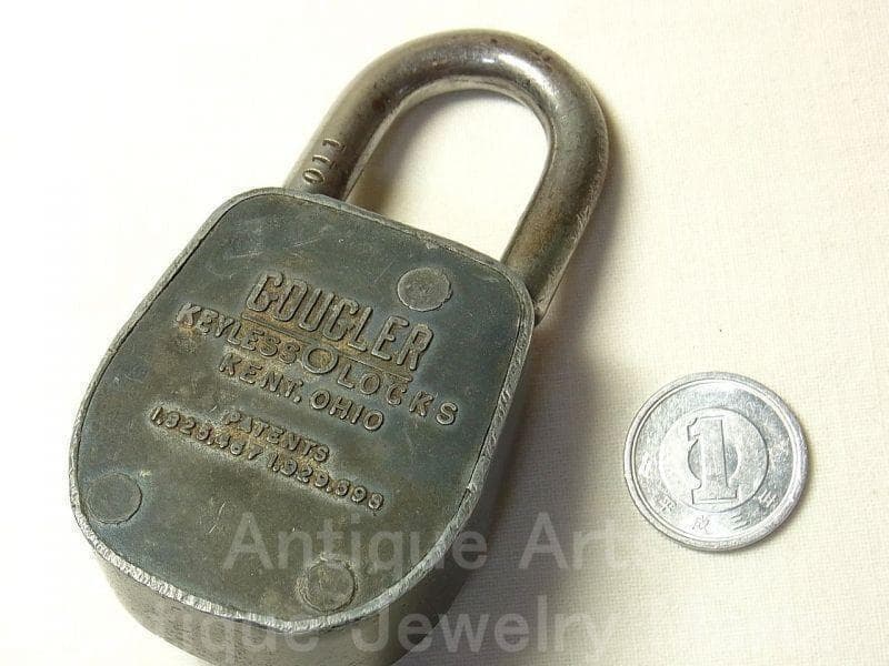 《p1057》1930年　WESTINGHOUSE・GOUGLERダイヤル南京錠