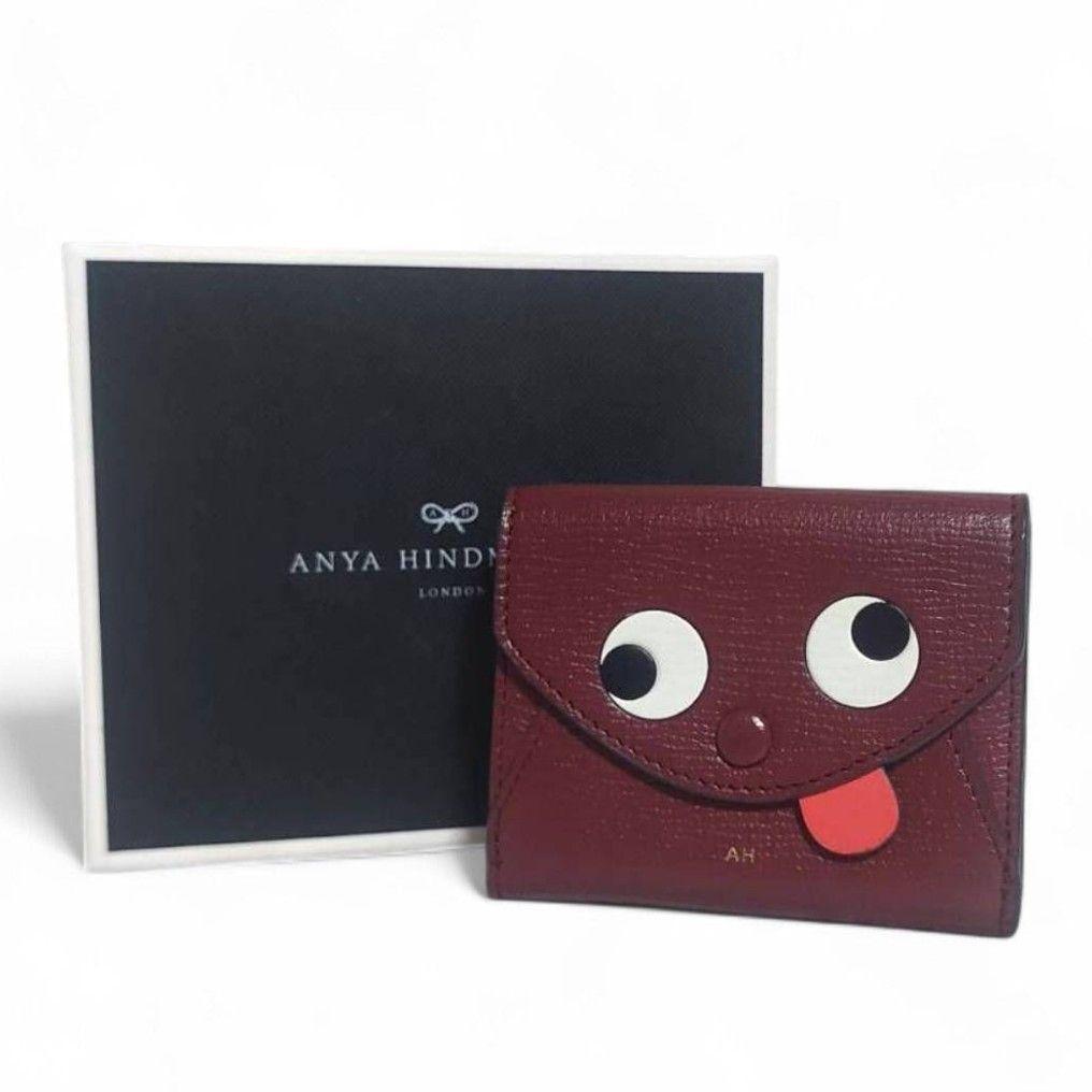 極美品 ANYA HINDMARCH 折り財布 ザニー ミニ レザー 箱付き