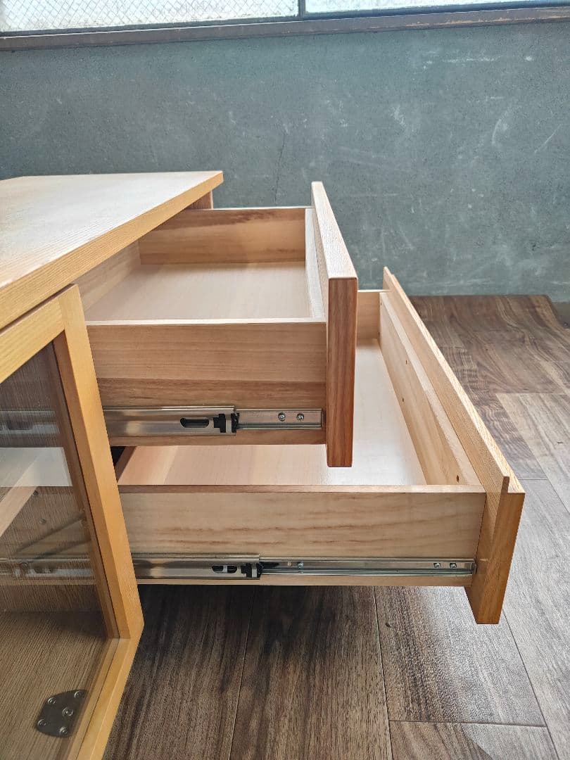 MUJI 無印良品 AVボード テレビ台 ローボード オーク材突板