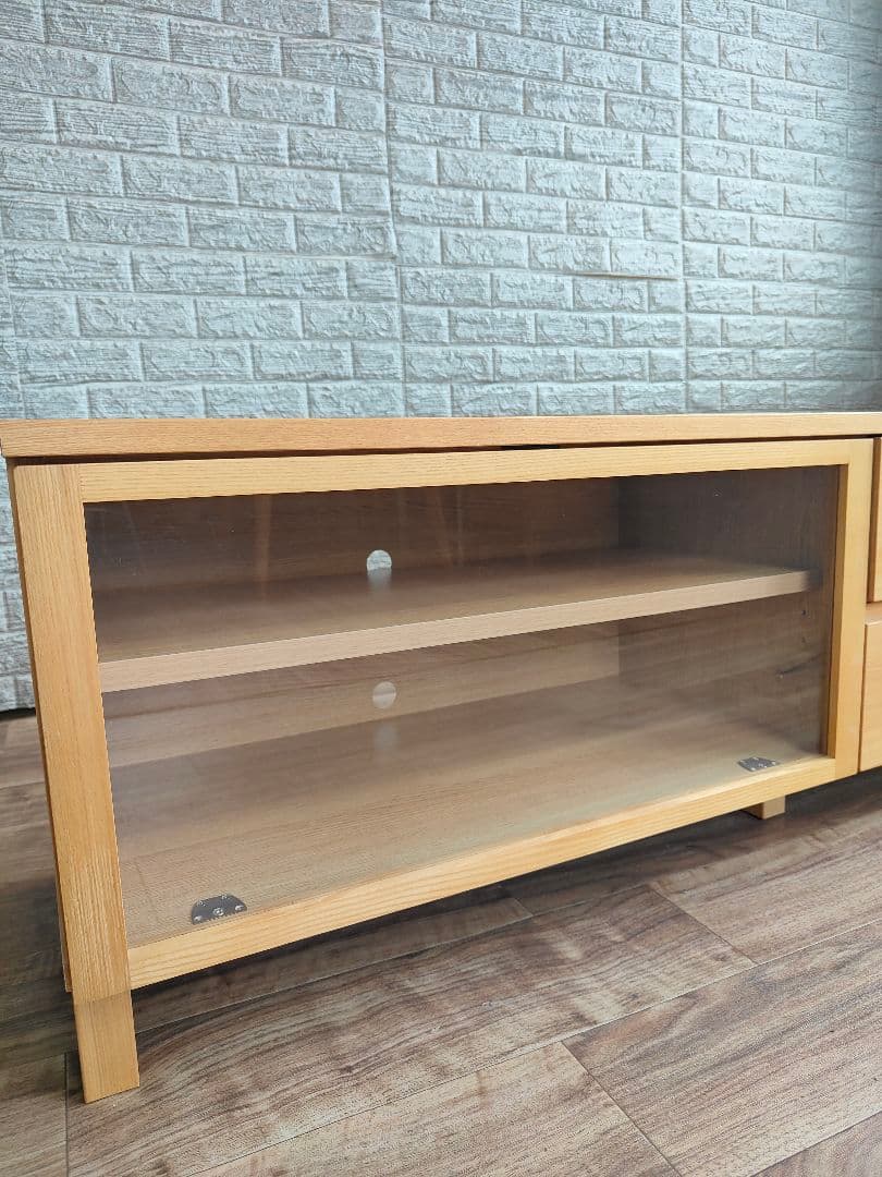 MUJI 無印良品 AVボード テレビ台 ローボード オーク材突板